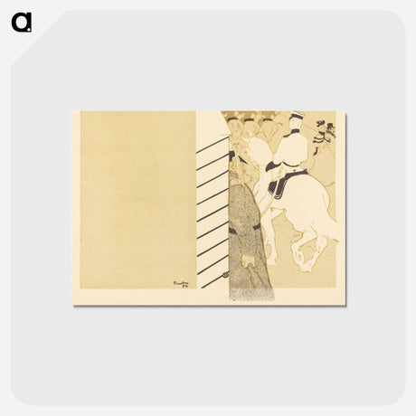 アートポストカード-German Babylon - アンリ ド トゥールーズ ロートレック Postcard.