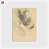 アートポストカード-The Fall of Gog and Magog - ジョン シンガー サージェント Postcard.