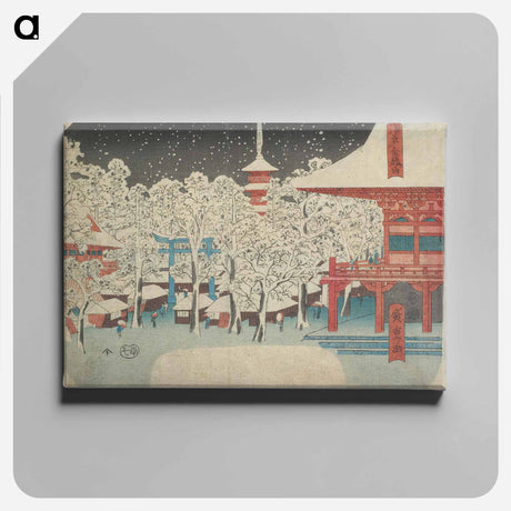 アートパネル-Kinryūzan Temple at Asakusa
 - 歌川 広重 Canvas.