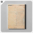 アートパネル-Jerusalem, Plate 27, "To the Jews...." - ウィリアム ブレイク Canvas.