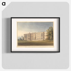 アートポスター-North Front of Castle Ashby, Northamptonshire; The Seat of the Marquis of Northampton
 - イェール大学アートギャラリー Poster.