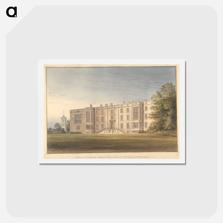 アートポストカード-North Front of Castle Ashby, Northamptonshire; The Seat of the Marquis of Northampton
 - イェール大学アートギャラリー Postcard.