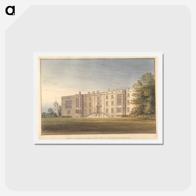 アートポストカード-North Front of Castle Ashby, Northamptonshire; The Seat of the Marquis of Northampton
 - イェール大学アートギャラリー Postcard.