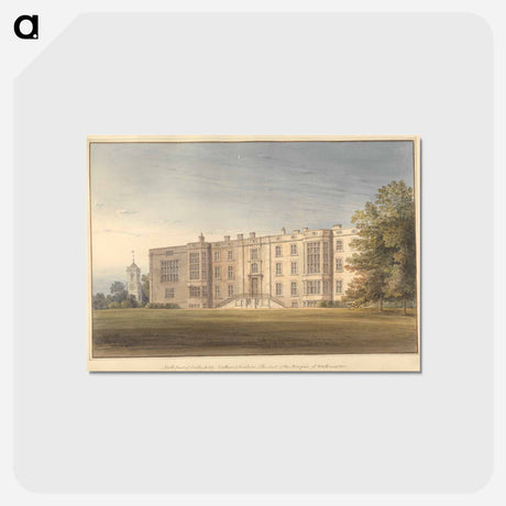 アートポストカード-North Front of Castle Ashby, Northamptonshire; The Seat of the Marquis of Northampton
 - イェール大学アートギャラリー Postcard.