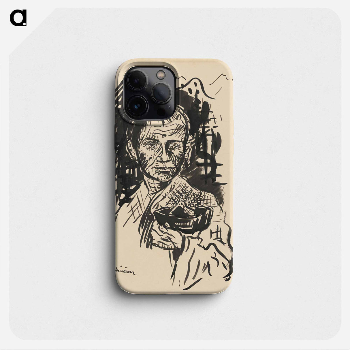 The man in the hat - アーノルド ピーター ワイズ クビンチャン Phone Case.