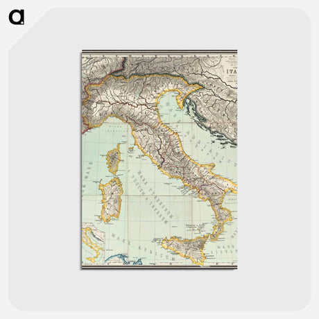 アートポストカード-Map of Ancient Lands
 - ボストン公共図書館 Postcard.