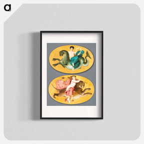 アートポスター-Arion on a Sea Horse and Bacchante on a Panther
 - クリーブランド美術館 Poster.