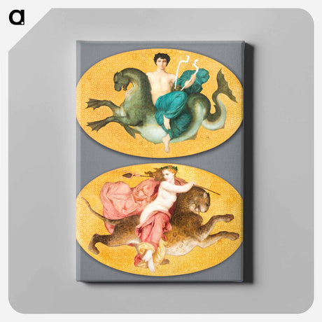 アートパネル-Arion on a Sea Horse and Bacchante on a Panther
 - クリーブランド美術館 Canvas.
