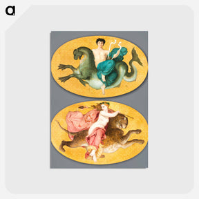 アートポストカード-Arion on a Sea Horse and Bacchante on a Panther
 - クリーブランド美術館 Postcard.