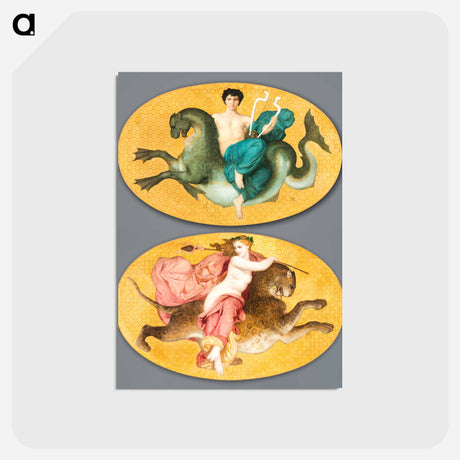 アートポストカード-Arion on a Sea Horse and Bacchante on a Panther
 - クリーブランド美術館 Postcard.