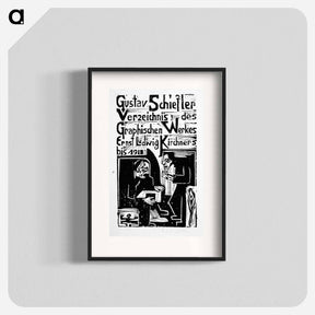 アートポスター-Titlepage-rejected by Ernst Ludwig Kirchner - エルンスト ルートヴィヒ キルヒナー Poster.