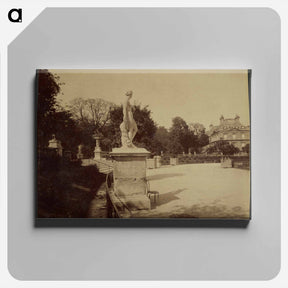 アートパネル-Jardin Luxembourg
 - ウジェーヌ アジェ Canvas.