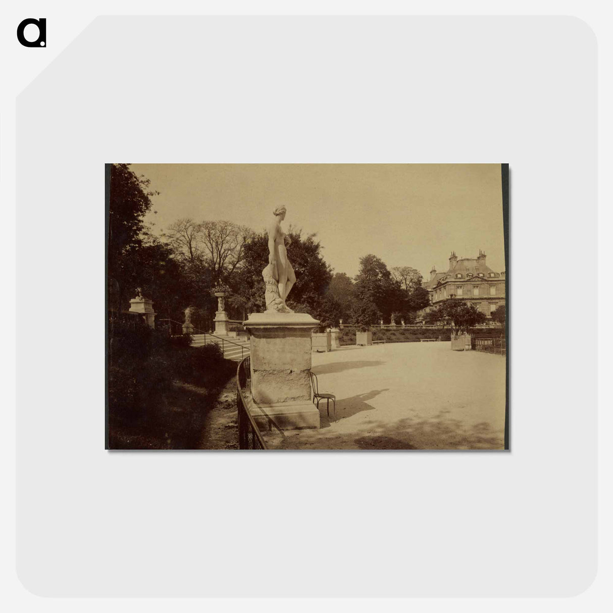 アートポストカード-Jardin Luxembourg
 - ウジェーヌ アジェ Postcard.