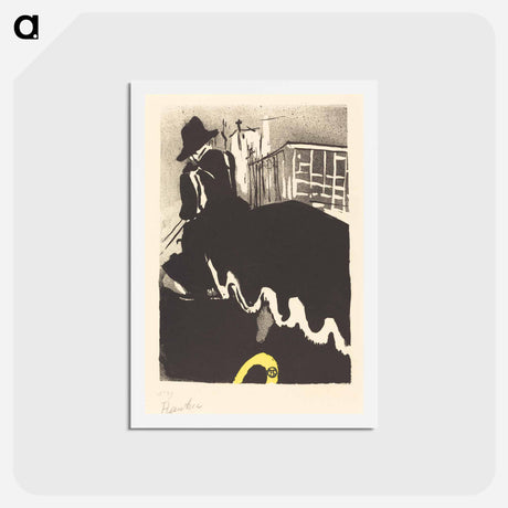 アートポストカード-Last Ballad - アンリ ド トゥールーズ ロートレック Postcard.