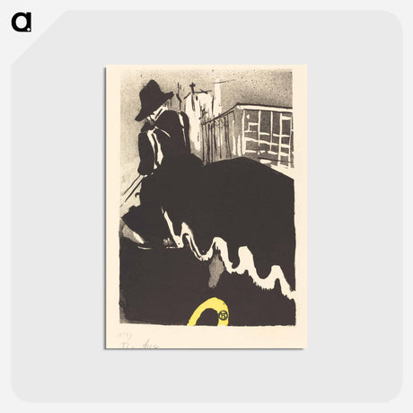 アートポストカード-Last Ballad - アンリ ド トゥールーズ ロートレック Postcard.