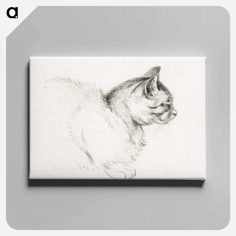 アートパネル-Sketch of a cat - ジャン ベルナール Canvas.