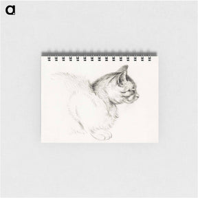 アートメモ帳-Sketch of a cat - ジャン ベルナール Memo.