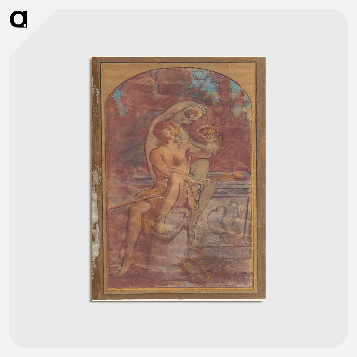 アートポストカード-Bacchus - ジョン シンガー サージェント Postcard.