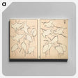 アートパネル-Transmitting the Spirit, Revealing Form of Things: Picture Album of Drawings at One Stroke - 葛飾 北斎 Canvas.