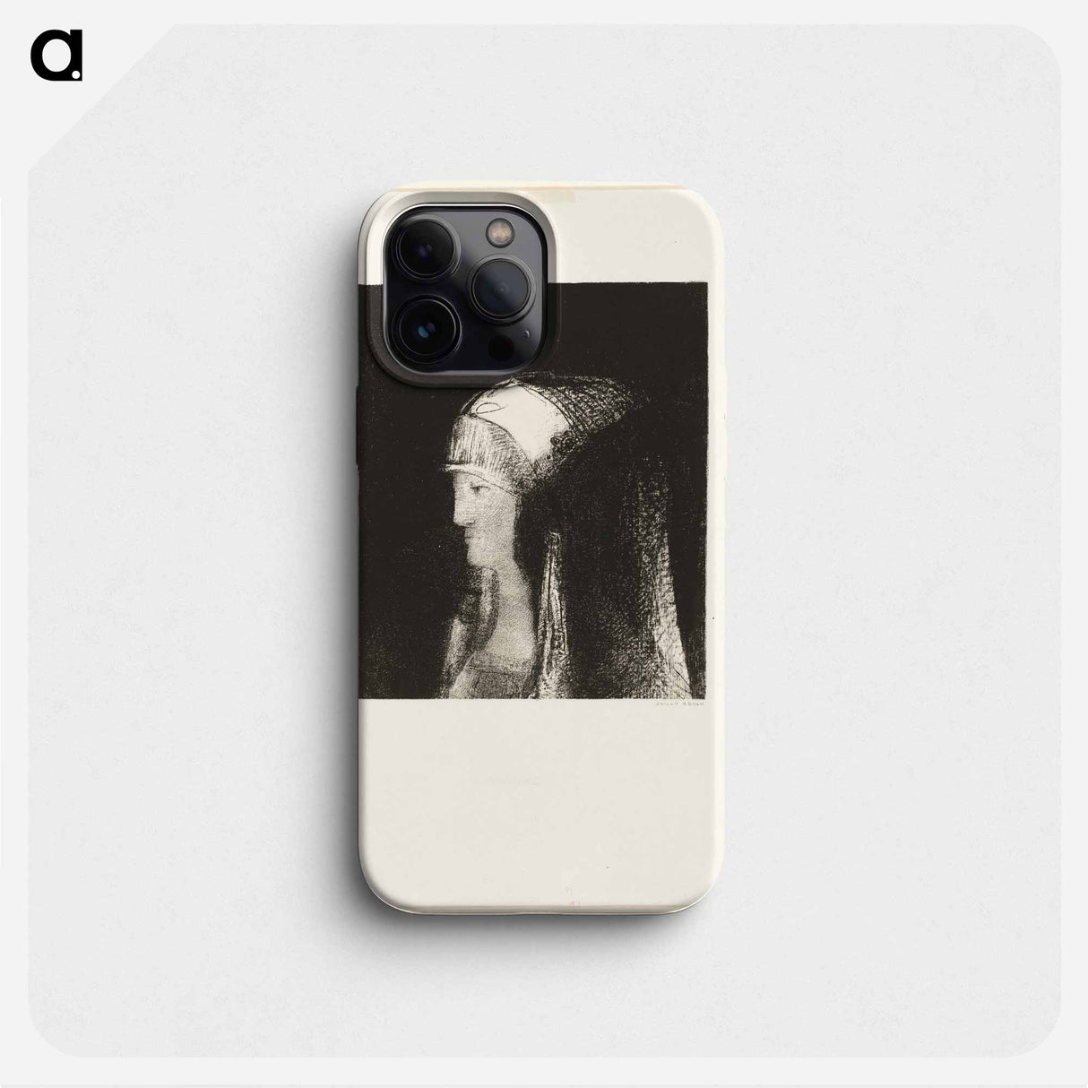 Druidess - Odilon Redon Phone Case.