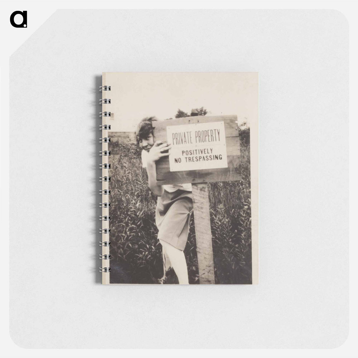 アートメモ帳-Woman with No Trespassing Sign
 - セントルイス美術館 Memo.