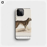 Dog - アンセルムス ボエティウス デ ブート Phone Case.