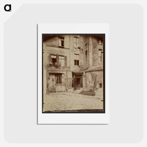 アートポストカード-Cour de Rouen
 - ウジェーヌ アジェ Postcard.
