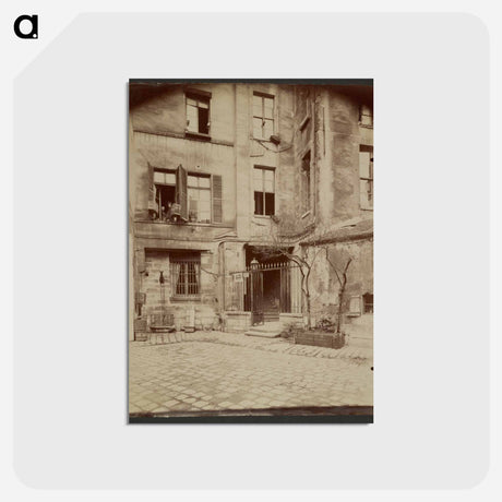 アートポストカード-Cour de Rouen
 - ウジェーヌ アジェ Postcard.
