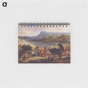 アートメモ帳-Ovid among the Scythians - ウジェーヌ ドラクロワ Memo.