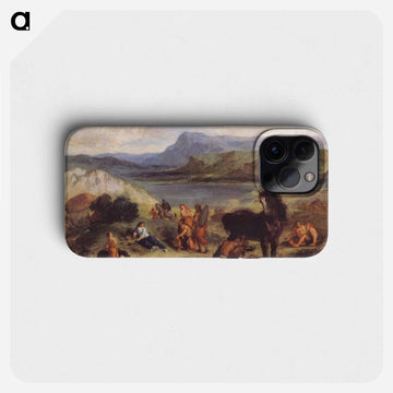 Ovid among the Scythians - ウジェーヌ ドラクロワ Phone Case.