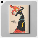 アートパネル-Jane Avril - アンリ ド トゥールーズ ロートレック Canvas.