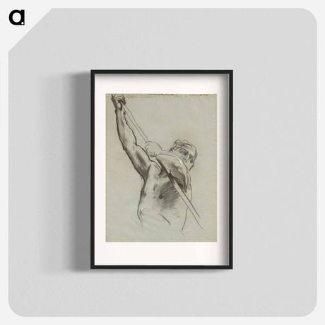 アートポスター-Male Torso with Pole - ジョン シンガー サージェント Poster.