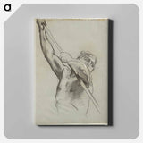 Male Torso with Pole - John Singer Sargent Canvas.