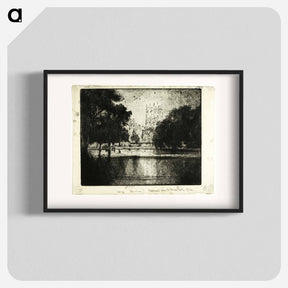 アートポスター-Westminster's Towers, from Saint James Park
 - ジョセフ ペネル Poster.