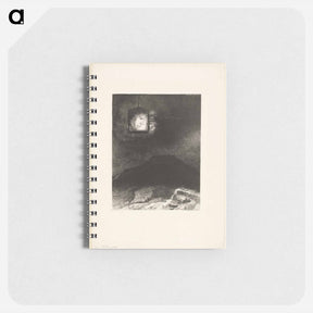 アートメモ帳-Precarious Glimmering, a Head Suspended from Infinity - オディロン ルドン Memo.