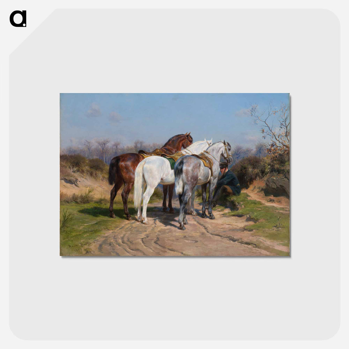 アートポストカード-Relay Hunting
 - セントルイス美術館 Postcard.