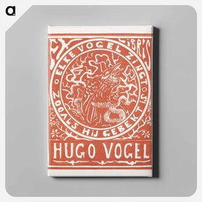 アートパネル-Ex libris van Hugo Vogel - テオ ヴァン ホイテマ Canvas.