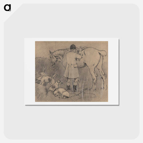 アートポストカード-Huntsman and Hounds
 - イェール大学アートギャラリー Postcard.