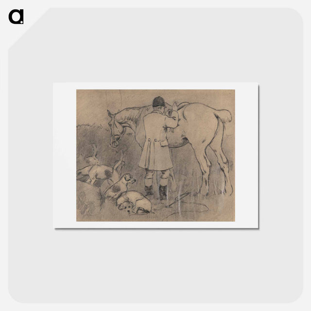 アートポストカード-Huntsman and Hounds
 - イェール大学アートギャラリー Postcard.