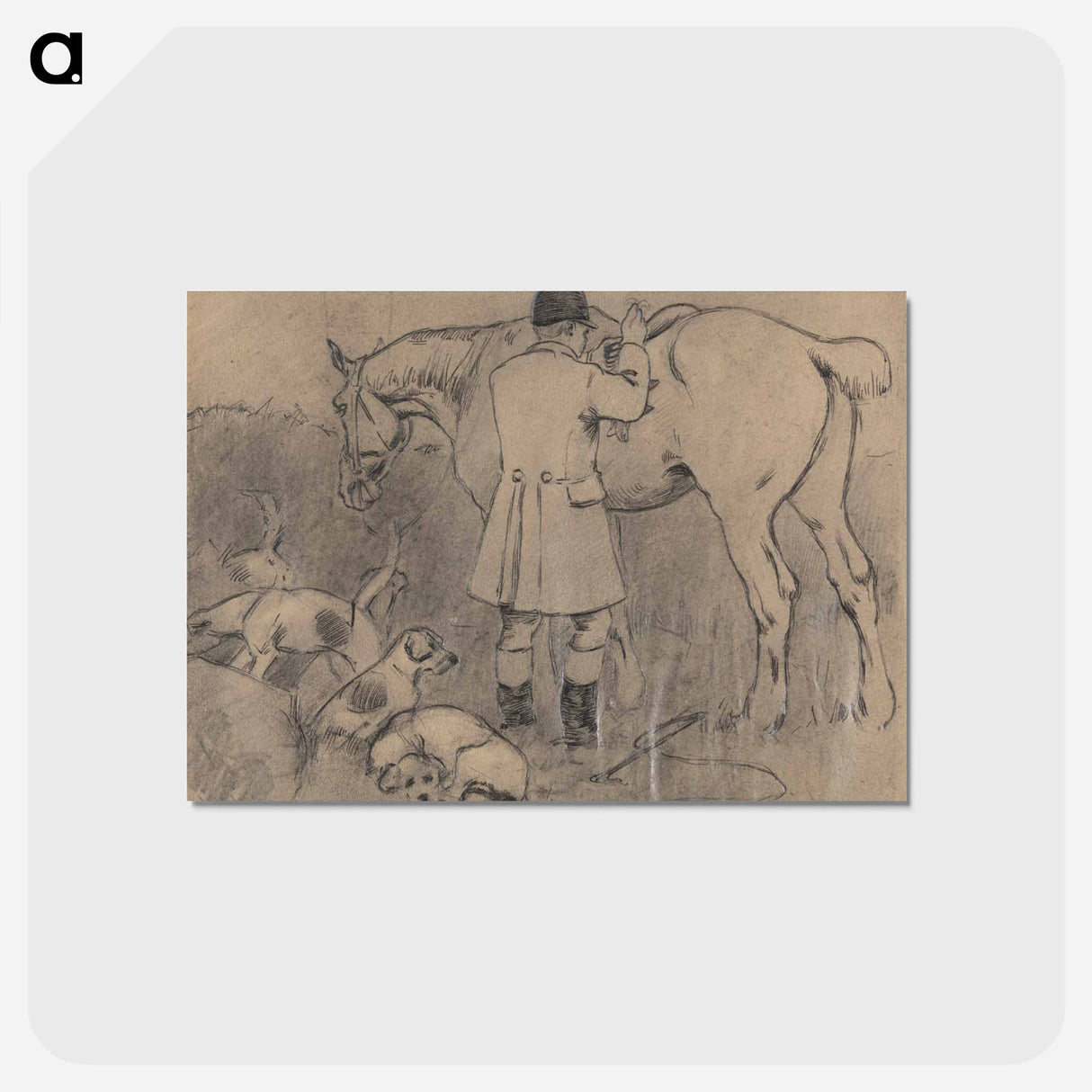 アートポストカード-Huntsman and Hounds
 - イェール大学アートギャラリー Postcard.