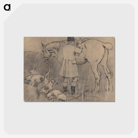 アートポストカード-Huntsman and Hounds
 - イェール大学アートギャラリー Postcard.