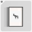 アートポスター-Hartebeest from Adventures in the Far Interior of South Africa
 - 大英図書館 Poster.