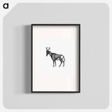 アートポスター-Hartebeest from Adventures in the Far Interior of South Africa
 - 大英図書館 Poster.