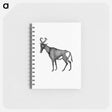 アートメモ帳-Hartebeest from Adventures in the Far Interior of South Africa
 - 大英図書館 Memo.