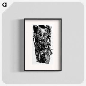 アートポスター-The Theosophist - エルンスト ルートヴィヒ キルヒナー Poster.