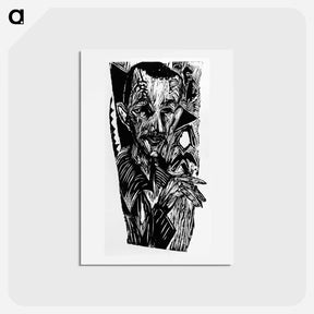 アートポストカード-The Theosophist - エルンスト ルートヴィヒ キルヒナー Postcard.