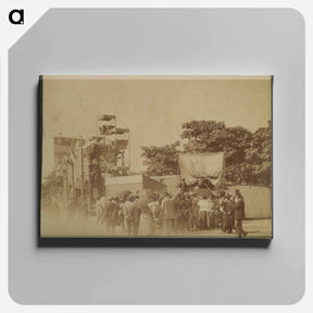 アートパネル-Fête Place d'Italie
 - ウジェーヌ アジェ Canvas.