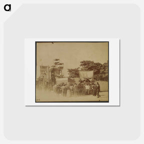 アートポストカード-Fête Place d'Italie
 - ウジェーヌ アジェ Postcard.
