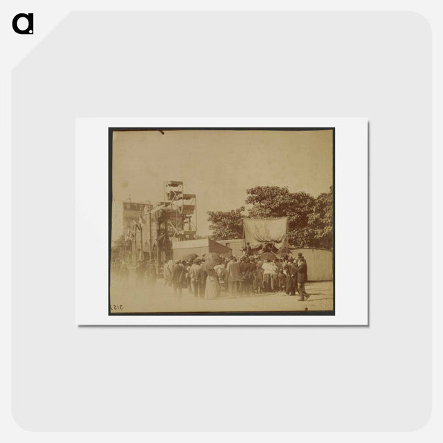 アートポストカード-Fête Place d'Italie
 - ウジェーヌ アジェ Postcard.