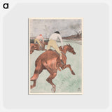 アートポストカード-Le Jockey - アンリ ド トゥールーズ ロートレック Postcard.